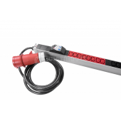 Верт блок розеток Rem-2MC, монит, измер, 3×16A, 36C13, 1420мм, шнур 3м IEC309