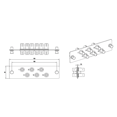 FO-FPM-W120H32-6ST-MM