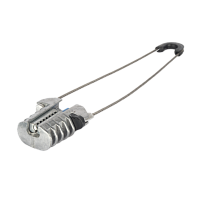 Зажим анкерный, для кабеля типа "8",  диаметр силового элемента ≤ 7 мм, максимальная рабочая нагрузка 5 Кн