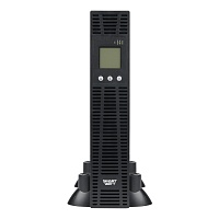 ИБП Онлайн, мощность 3000/2700 ВА/Вт, стоечный/напольный, LCD дисплей, Shuko CEE7/4 - 2 шт., подключение внешних АКБ 