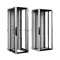 VX IT Шкаф 800x2200x1000 47U standard обзорная и глухая двери 19" профили спереди/сзади