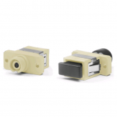 Проходной адаптер SC-FC, MM (для многомодового кабеля), корпус пластмассовый, (синий)