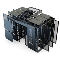 Двери для систем коридора раздвижные 48U (900x1200), для шкафов серверных ЦОД, ШТ-НП-СЦД-48U, СЦД-Д-48U-900-1200 комплект, RAL9005