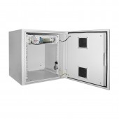 ITK Шкаф уличный 19" 15U 650x600, IP55 металл дверь, серый