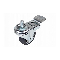 Ролик с тормозом для телекоммуникационных шкафов и стоек SCtkb 75 колесо диаметр оси М12