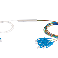 Сплиттер планарный NIKOMAX 1x4, одномодовый 9/125мкм, стандарта G657.A1, SC/UPC, миникорпус, с равным коэффициентом деления, 0.9 мм