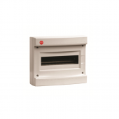 Щиток настен.без двер.12мод.,IP40,сер.,с усил. клем.блок.1х87312