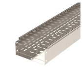Лоток перфорированный 100х80 L3000, нержавеющий