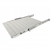 Полка выдвижная c 19'' креплением, глубина 600 мм, нагрузка до 20 кг, для шкафов TTB глубиной 800-1200мм, цвет серый (RAL 7035)