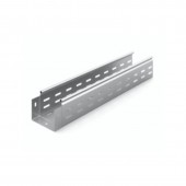 Металлический лоток перфорированный 100х80х3000, толщ. 0,8 мм, Сендзимир цинк
