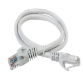 ITK Коммутационный шнур (патч-корд), кат.6 UTP, 3м, серый