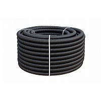 Труба ССД-Пайп УльтраФ, OD=63 мм, 800N, SN22, Труба полимерная жёсткая гофрированная спиральная ультрафиолетостойкая, не распространяющая горение