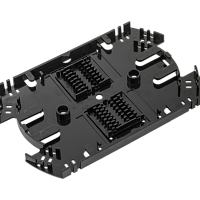 Сплайс-кассета NIKOMAX, до 32 КДЗС, с органайзером, АБС-пластик, черная