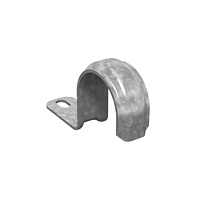 Скоба кабельная однолапковая 48-50, толщ. 2,0 мм, гальван. цинк