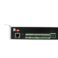 Упр. верт. блок розеток с монит. Rem-MC1 6х2 S, 32A, алюм., 33-48U, колодка