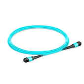 Шнур ШОС-MM/OM3/3.0  мм-MPO12f-MPO12f-A-1.0  м female-female type A