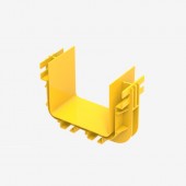 Соединитель для оптического лотка 120мм (с 8 винтами)