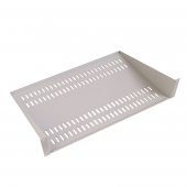 Полка перфорированная консольная 2U, глубина 300 мм