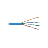 Кабель Суприм U/UTP, 4 пары, Кат.5e (Класс D), 100 МГц, AWG 24, внутренний, LSZH нг(A)-HF, синий, коробка 305 м