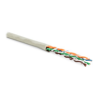 Кабель витая пара, неэкранированная U/UTP, категория 5e, 4 пары (24 AWG), многожильный (patсh), LSZH, нг(А)-HF, -20°C– +75°C, красный