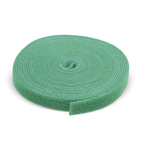 Лента (липучка) в рулоне, ширина 9 мм, длина 5 м, зеленая