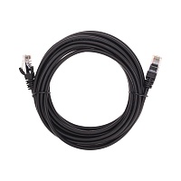 Шнур коммутационный патч-корд U/UTP, CAT 6, RJ45-RJ45, 26AWG, LSZH, черный, 5м REXANT