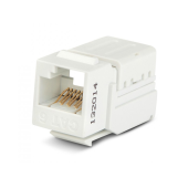 Вставка Keystone Jack RJ-45(8P8C), категория 6, 110 IDC, заделка с помощью NE-TOOL, белая