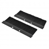 Комплект щеточного ввода в шкаф, универсальный, цвет черный