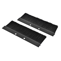 Комплект щеточного ввода в шкаф, универсальный, цвет черный