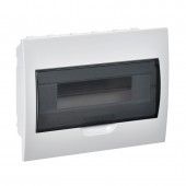 Корпус пластиковый ЩРВ-П-12 черн. прозр. дверь IP41 GENERICA