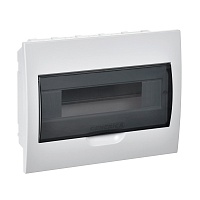 Корпус пластиковый ЩРВ-П-12 черн. прозр. дверь IP41 GENERICA