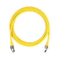 Коммутационный шнур NIKOMAX S/FTP 4 пары, Кат.8 (Класс I), 2000МГц, 2хRJ45/8P8C, T568B, заливной, с защитой защелки, многожильный, BC (чистая медь), 2