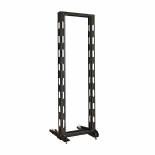 Стойка однорамная телекоммуникационная СТ-42U-1М-К-Ч черная (комплектная) ССД