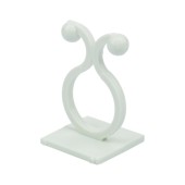 Организатор "кролик", пластиковый самоклеящийся, упак.5 шт