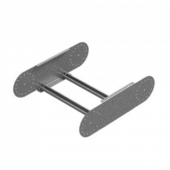 Секция шарнирного соединения для лестничного лотка ЛКР 400х160, толщ. 2,0 мм, гор. цинк