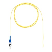 Шнур оптический монтажный (пигтейл), ST, OS2, нг(А)-HF, желтый, 1,5 м