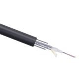 Кабель волоконно-оптический 9/125 одномодовый, 4 волокна, loose tube, бронированный стальной лентой и стальными провол