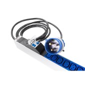 Верт блок розеток Rem-2MC, монит, измер, 3×32A, авт, 36C13, 1820мм, шнур 3м IEC309