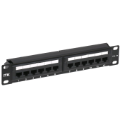 ITK 1U патч-панель кат.5E UTP 12 портов 10" Dual IDC