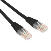 Шнур коммутационный патч-корд U/UTP, CAT 6, RJ45-RJ45, 26AWG, LSZH, черный, 0,3м REXANT