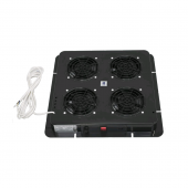 Модуль вентиляторный, потолочный, пластиковый, с низким уровнем шума (34 Дб), 380 x 380 мм, 4 вентилятора, номинальная мощность