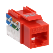 ITK Модуль Keystone Jack кат.5E UTP 110 IDC 90град красный