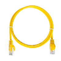 Шнур коммутационный (патч-корд) U/UTP, Кат.5e, LSZH нг(А)-HFLTx, цвет желтый, 3.0 м