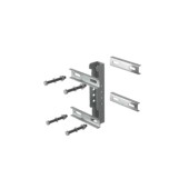 Крепление стойки консоли подвеса к опорам ограждения, толщ. 2,0 мм, гор. цинк