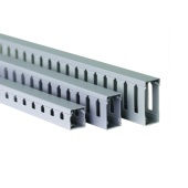 Короб перфорированный, серый RL75 25x30