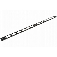 Органайзер кабельный вертикальный 33U, 90мм ОКВ-33-90-Ч черный ССД