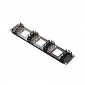 19" опорная рама 2/10, на 9 плинтов, 2U