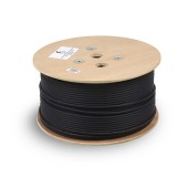 Кабель витая пара экранированная FTP (F/UTP), категория 5e, 4 пары (24 AWG), одножильный, экран - фольга, для 