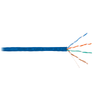 Кабель NIKOMAX U/UTP 4 пары, Кат.5e (Класс D), тест по ISO/IEC, 100МГц, одножильный, BC (чистая медь), 24AWG (0,51мм), поливинилхлорид, внутренний, си