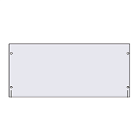 Заглушка 19" 2 U для IT корпусов RAL7035